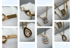 [Loco jewelrys]MY TWIN 2 ROW DIAMOND NECKLACE