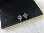Loco CLOVER PIETERSITE MEDIUM STUD EARRINGS