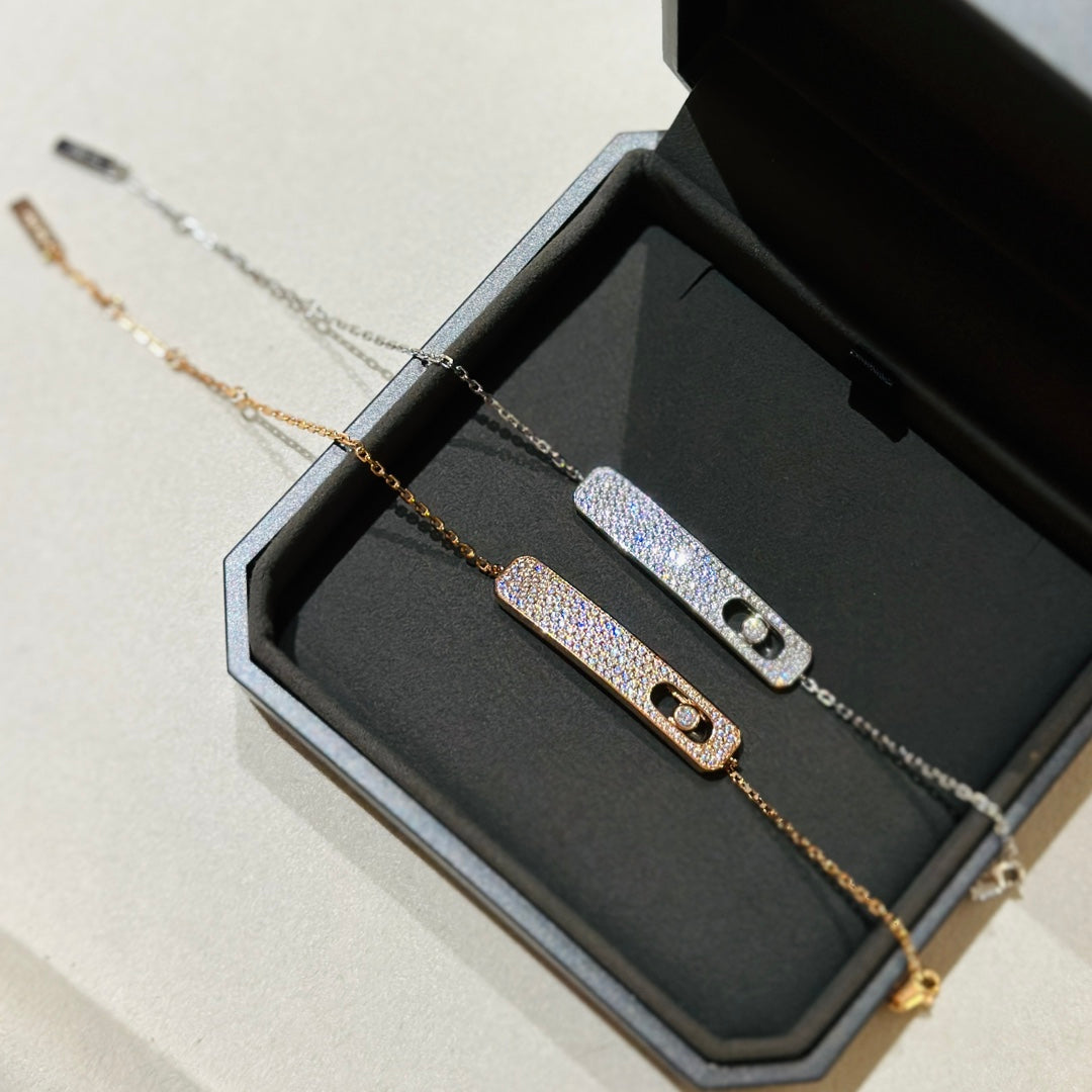 [Loco jewelrys]MOVE CLASSIQUE DIAMOND PAVED BRACELET