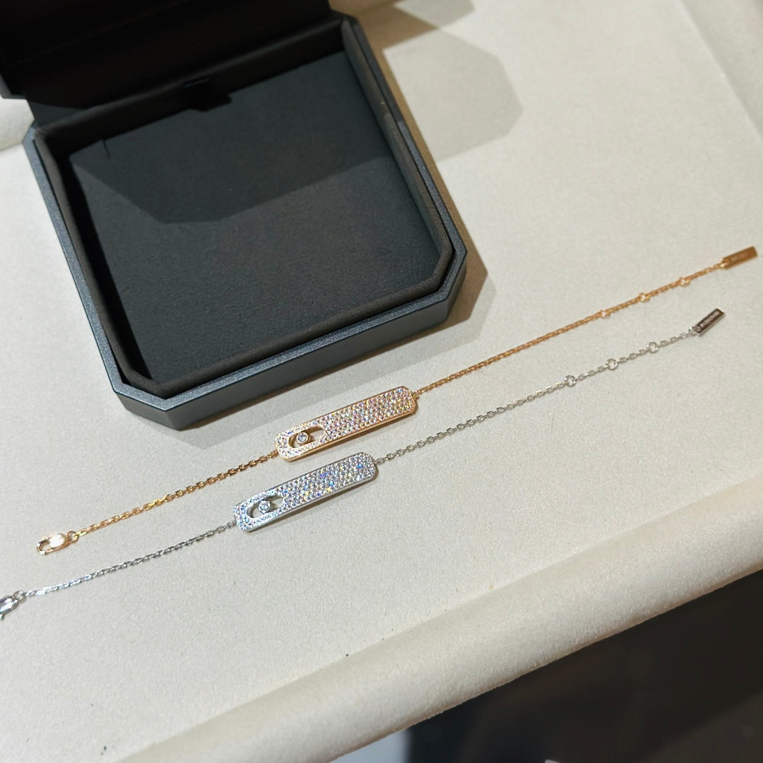 [Loco jewelrys]MOVE CLASSIQUE DIAMOND PAVED BRACELET