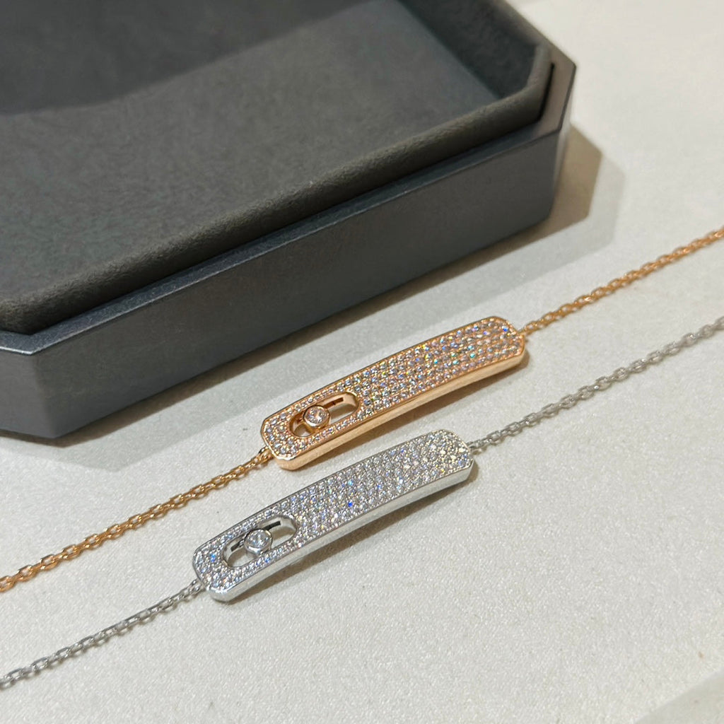 [Loco jewelrys]MOVE CLASSIQUE DIAMOND PAVED BRACELET