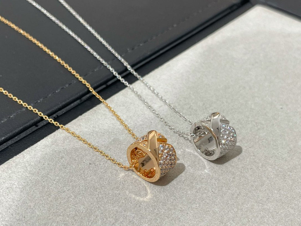 Loco LIENS EVIDENCE DIAMOND PAVED NECKLACE
