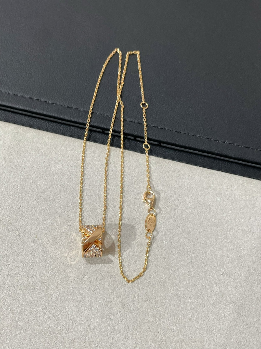 Loco LIENS EVIDENCE DIAMOND PAVED NECKLACE