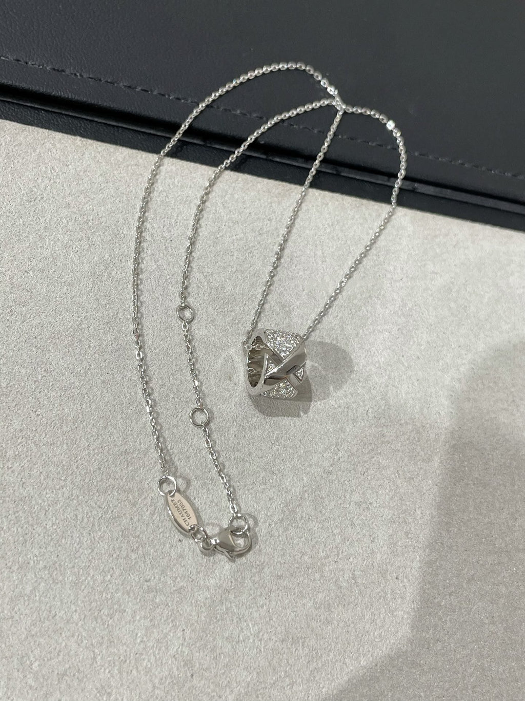 Loco LIENS EVIDENCE DIAMOND PAVED NECKLACE