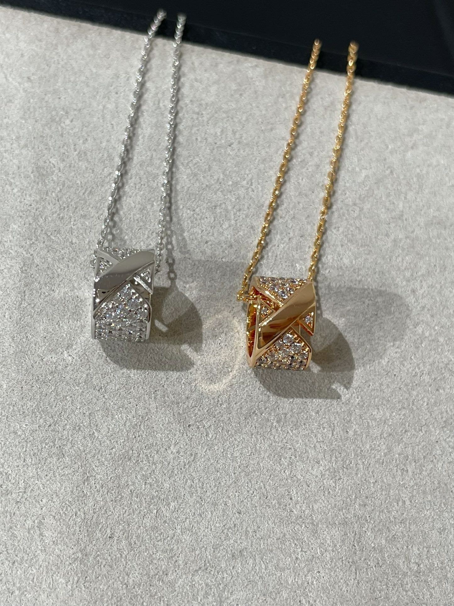 Loco LIENS EVIDENCE DIAMOND PAVED NECKLACE
