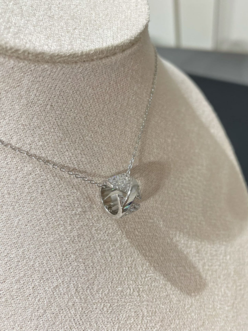 Loco LIENS EVIDENCE DIAMOND PAVED NECKLACE
