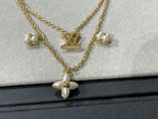 Loco FLOWERGRAM GOLD MOP DOUBLE ROW NECKLACE