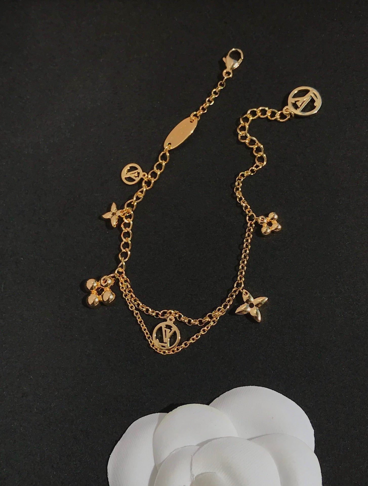 Loco BLOOMING PINK GOLD MOP BRACELET