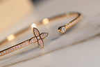Loco IDYLLE GOLD OPEN BRACELET DIAMOND PAVED