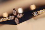 Loco IDYLLE GOLD OPEN BRACELET DIAMOND PAVED