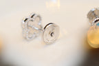 Loco CLOVER MINI TURQUOISE SILVER STUD EARRINGS