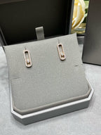 [Loco jewelrys]MOVE UNO STUD DIAMOND PAVED EARRINGS