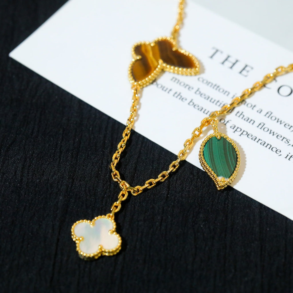 Loco LUCKY SPRING 5 MOTIF GOLD BRACELET