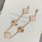 [Loco ]New CLOVER WHITE PEARL MOP 5 MOTIF BRACELET COLLECTION