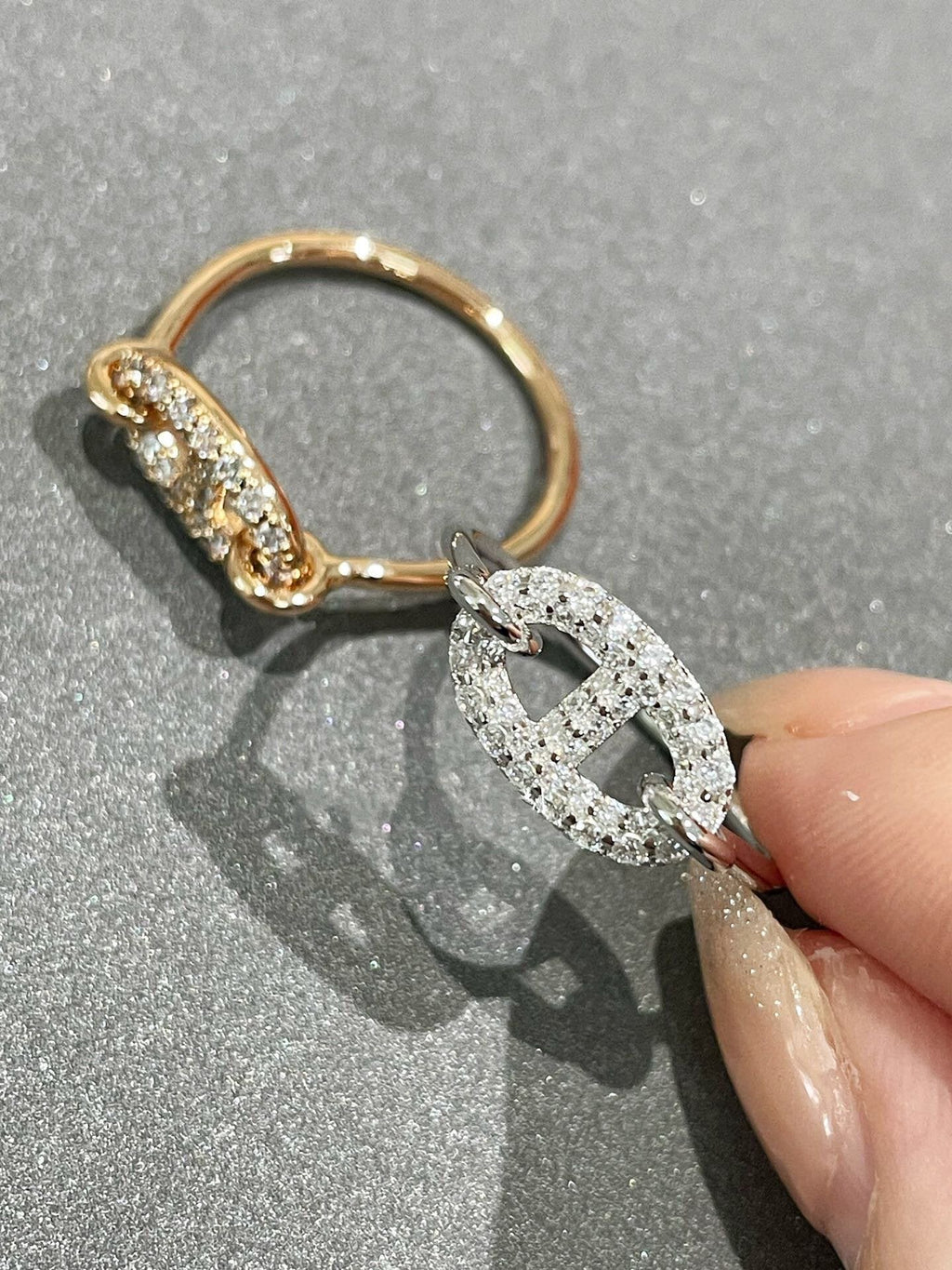 Loco RONDE SMALL DIAMOND RING