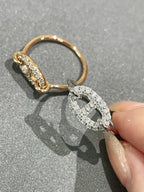 Loco RONDE SMALL DIAMOND RING