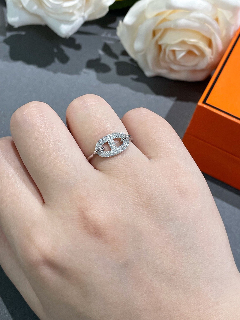 Loco RONDE SMALL DIAMOND RING