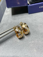 Loco BEE LOVE DIAMOND HOOP EARRINGS