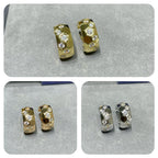 Loco BEE LOVE DIAMOND HOOP EARRINGS