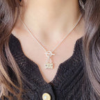 Loco CONSTANCE PEDANT SILVER NECKLACE