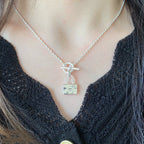 Loco CONSTANCE PEDANT SILVER NECKLACE