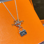 Loco CONSTANCE PEDANT SILVER NECKLACE
