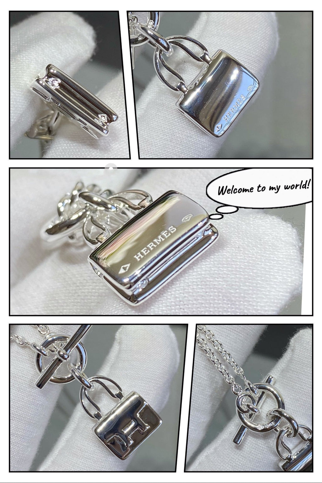 Loco CONSTANCE PEDANT SILVER NECKLACE