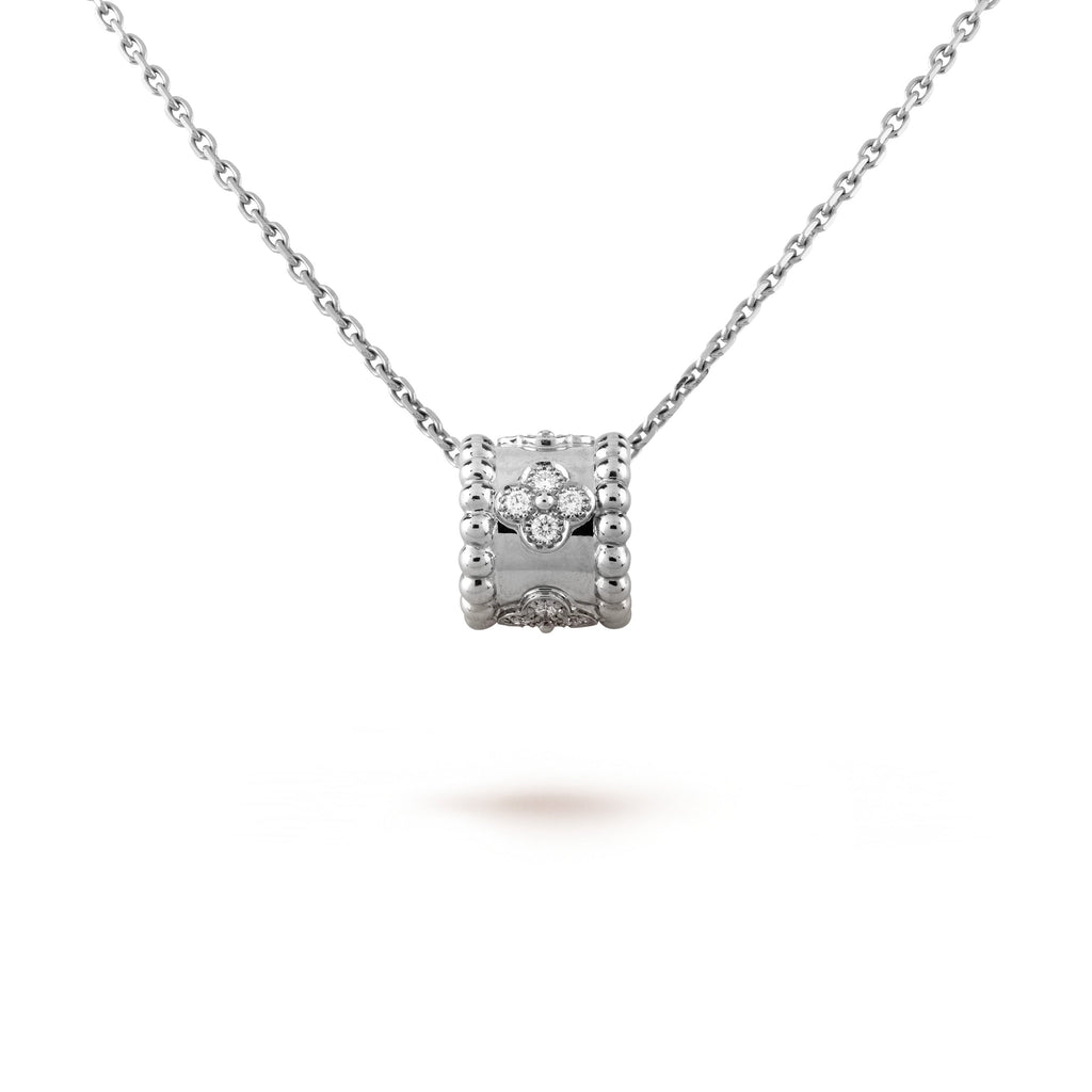 Loco PERLEE PEDANT SIVLER DIAMOND NECKLACE