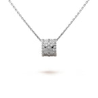 Loco PERLEE PEDANT SIVLER DIAMOND NECKLACE