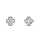 Loco CLOVER MINI DIAMOND STUD EARRINGS