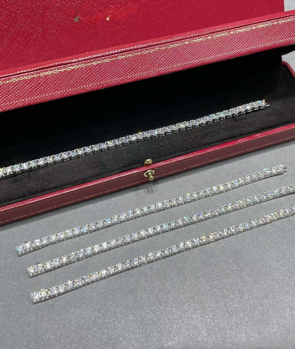 [Loco ]TENNIS BRACELET WITH FULL DIAMOND SETTING