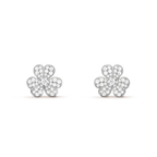 Loco CLOVER COMOS DIAMOND EARRINGS SILVER