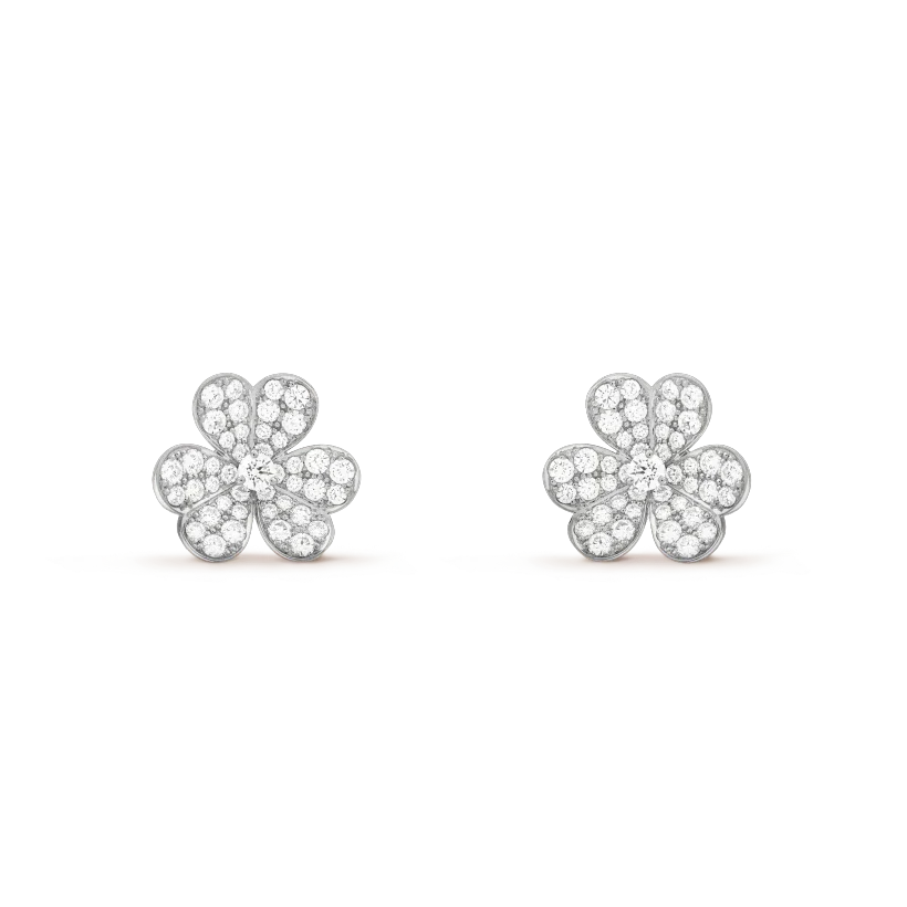 Loco CLOVER COMOS DIAMOND EARRINGS SILVER