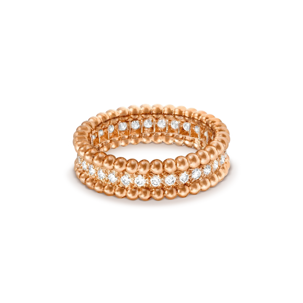 Loco PERLEE DIAMOND ROSE GOLD RING