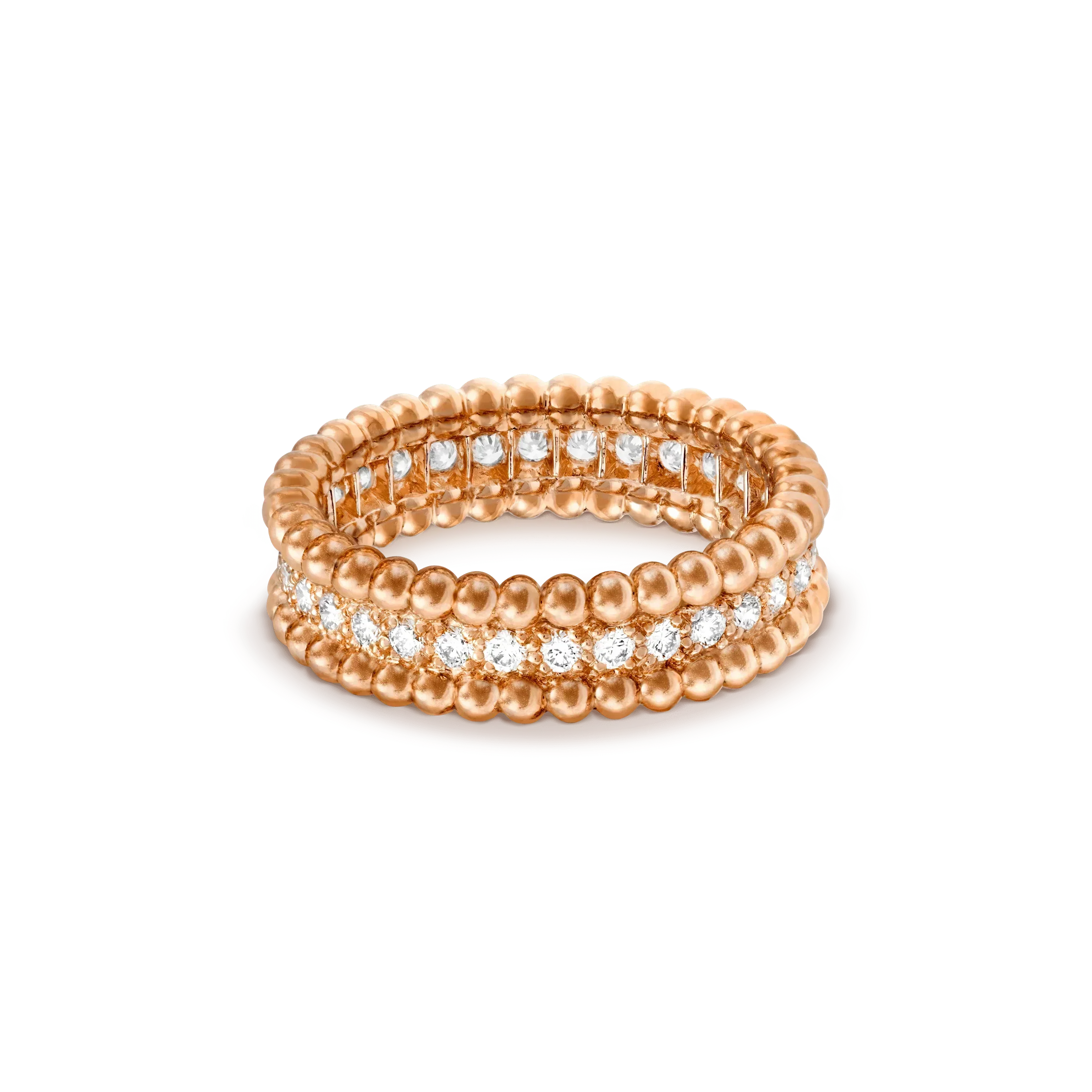 Loco PERLEE DIAMOND ROSE GOLD RING