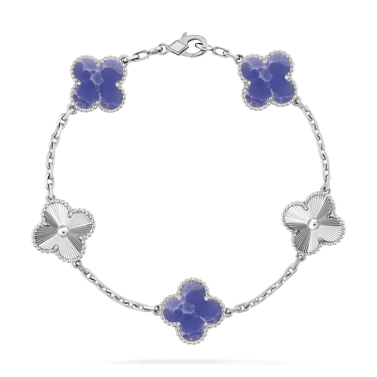 [Loco ]New CLOVER 5 MOTIF BLUE VEINS BRACELET COLLECTION