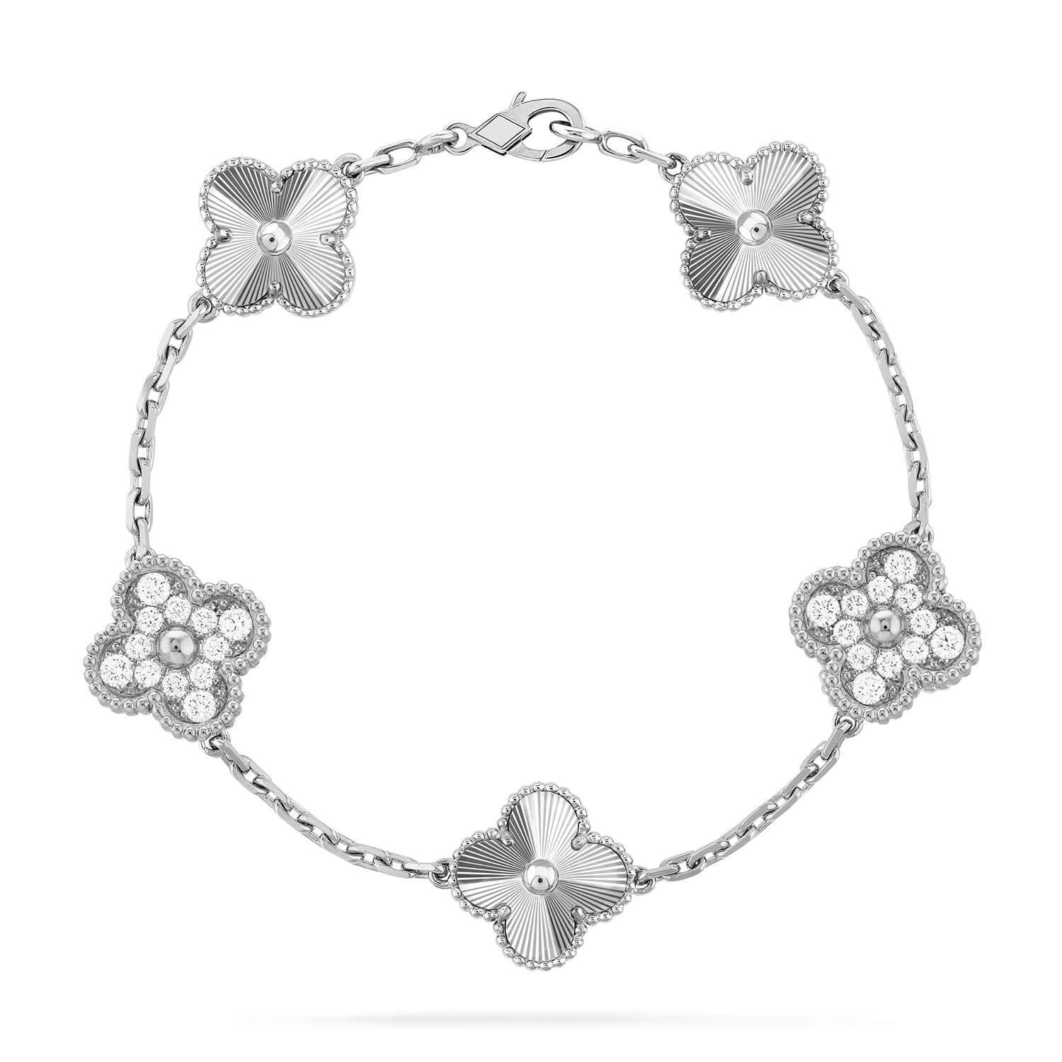 [Loco ]New  CLOVER 5 MOTIF LASER BRACELET COLLECTION
