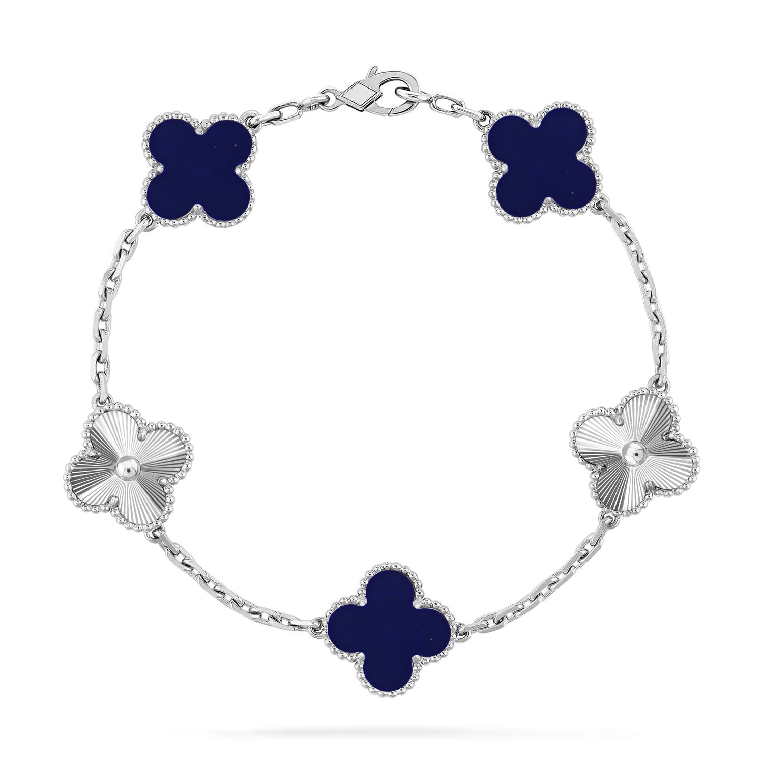 [Loco ]New CLOVER 5 MOTIF LAPIS LAZULI BRACELET COLLECTION