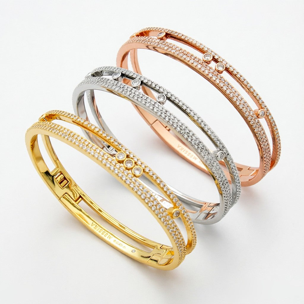 [Loco jewelrys]Move Romane pavé bangle