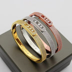 [Loco jewelrys]Move Noa Full Pavé Diamond Bangle Bracelet