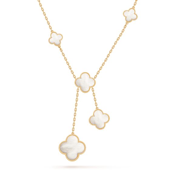 Loco CLOVER MOTHER OF PEARL NECKLACE 6 MOTIF