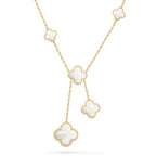 Loco CLOVER MOTHER OF PEARL NECKLACE 6 MOTIF