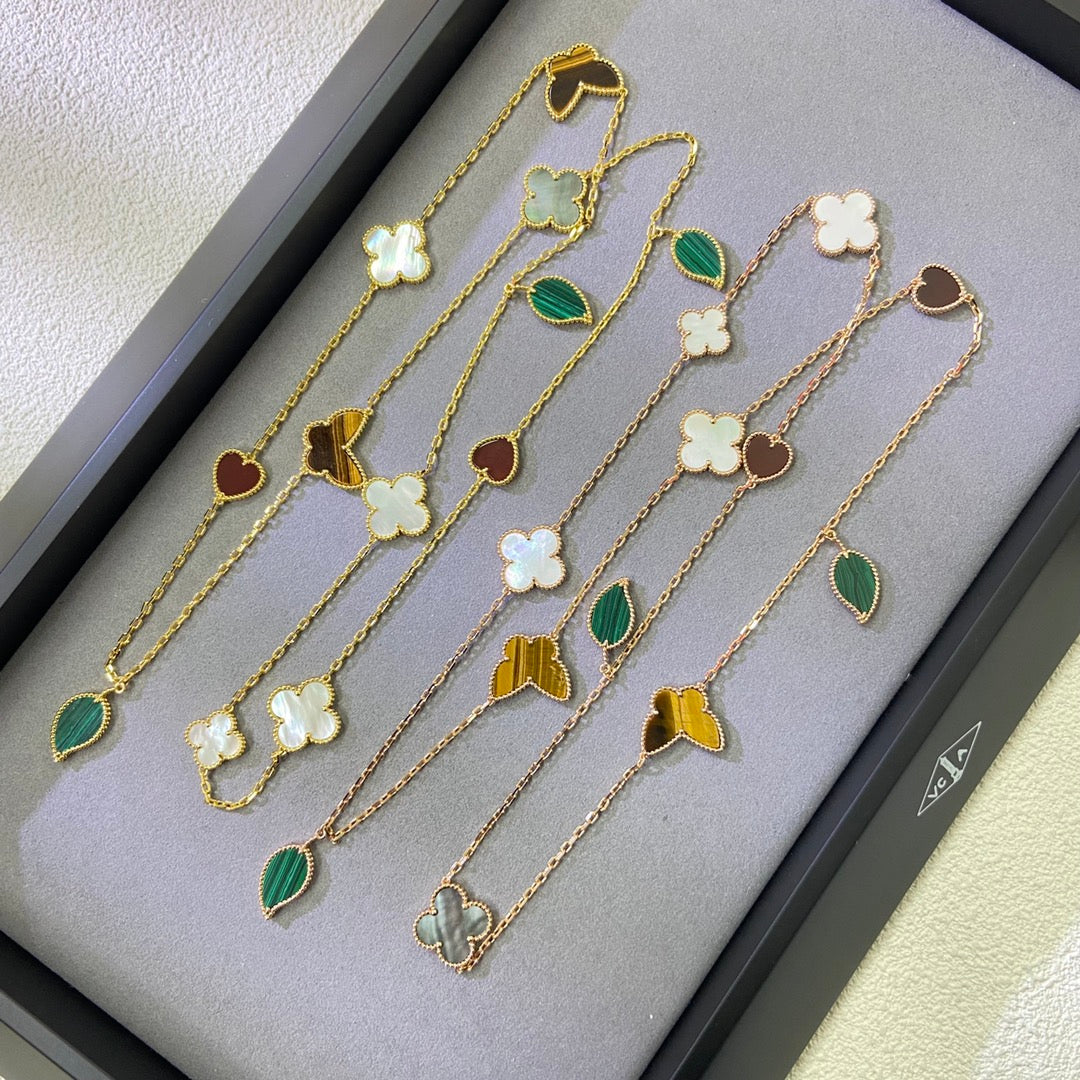 [Loco ] Lucky Alhambra Long Necklace-12 Designs