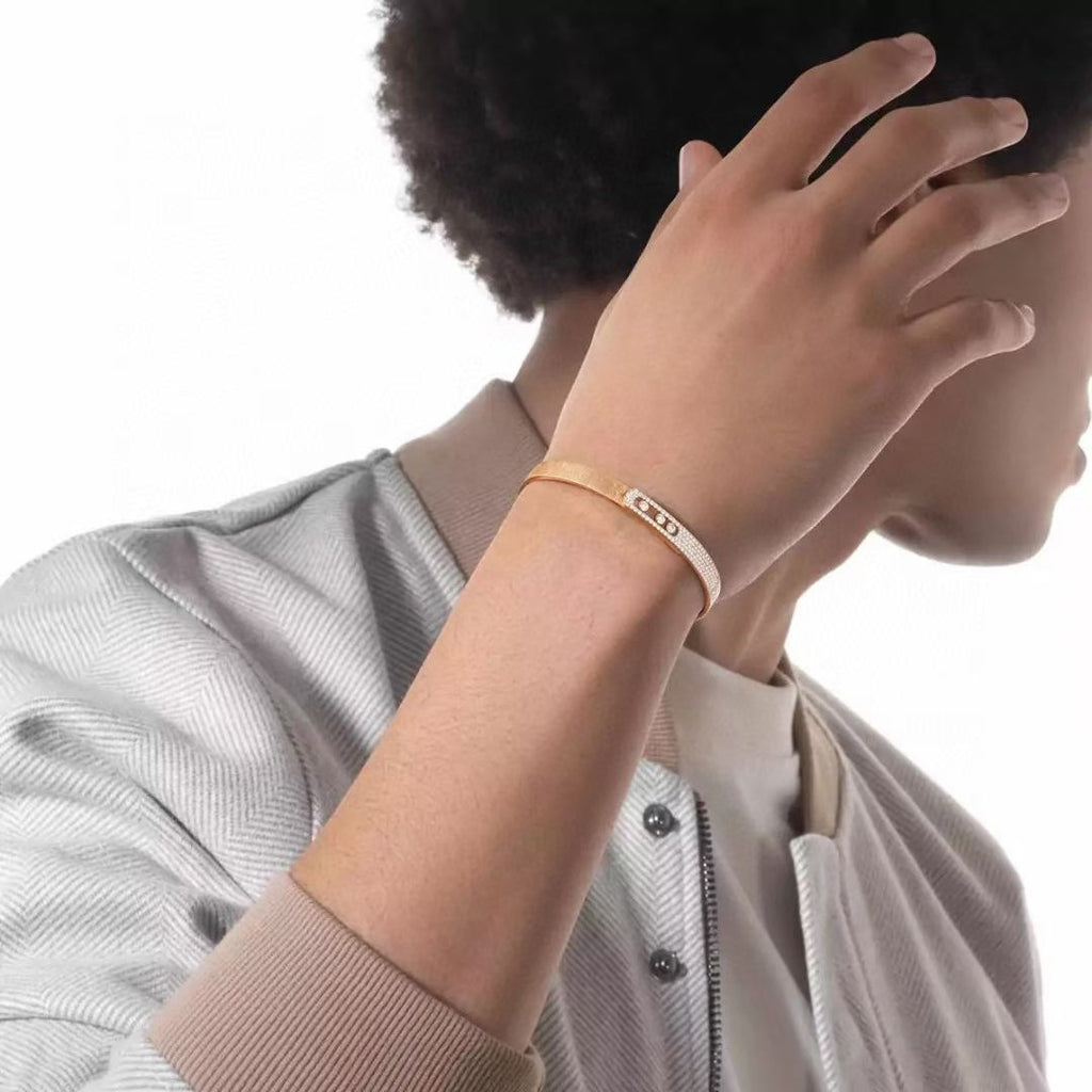 [Loco ] 2026 BRAND-NEW FROSTED BRACELET WITH DIAMONDS THREE COLORS