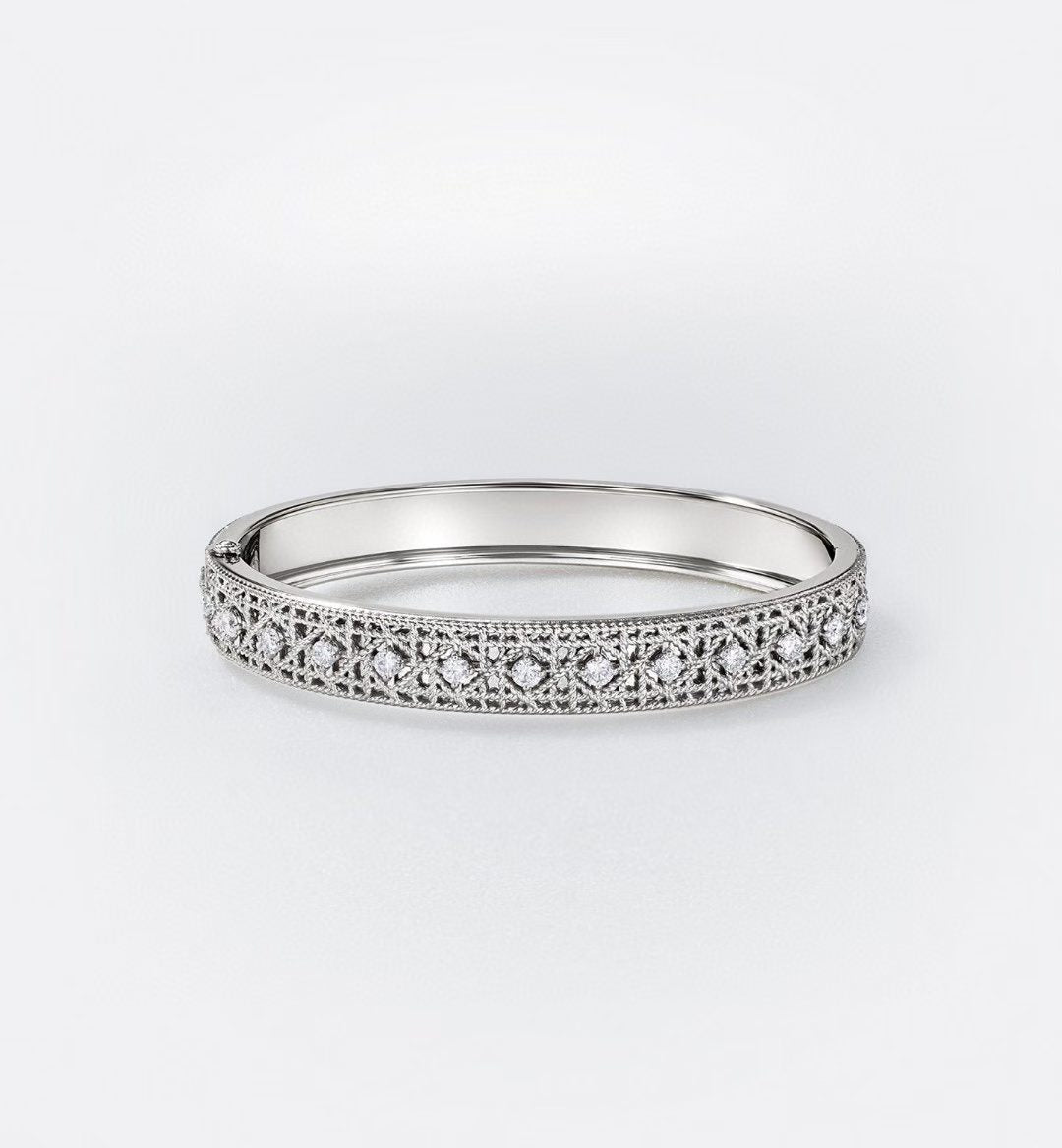 [Loco ] 2026 WOVEN-PATTERN BRACELET SET WITH FULL DIAMOND INLAY THREE-COLORS