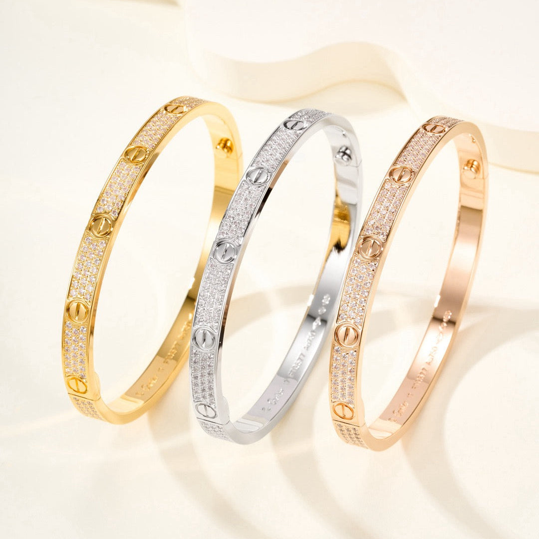 Loco LOVE BRACELET 4.8MM DIAMOND-PAVED