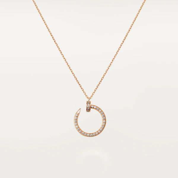 Loco JUSTE NECKLACE PINK GOLD DIAMONDS