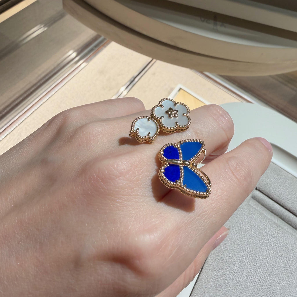 [Loco ] 2026 NEW MODEL SPRING LUCKY 3 MOTIF GOLD RING
