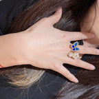 [Loco ] 2026 NEW MODEL SPRING LUCKY 3 MOTIF GOLD RING