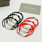 [Loco jewelrys]Messika Care(s) pink cord pavé bracelet